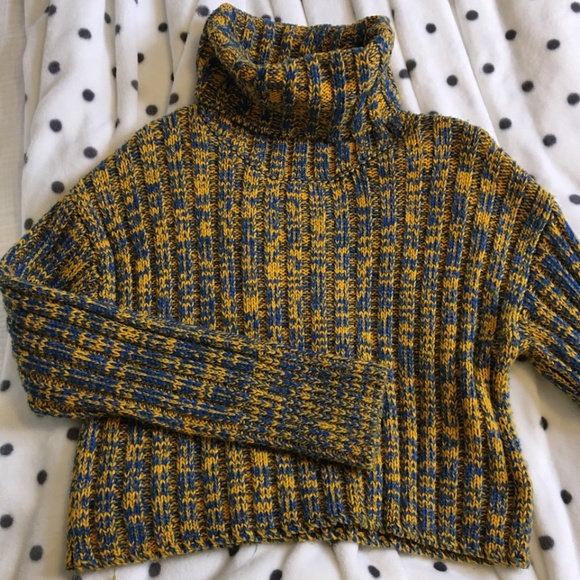 Urban Outfitters - Multicolour Chunky Turtleneck Sweater - Picture 1 of 4